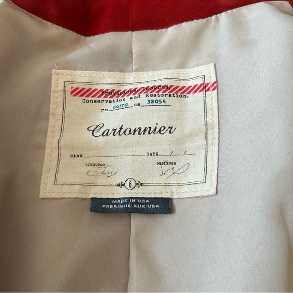 ANTHROPOLOGIE Cartonnier Open Blazer - Picture 11 of 14